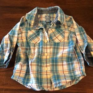 Baby Gap flannel. Sz 6-12